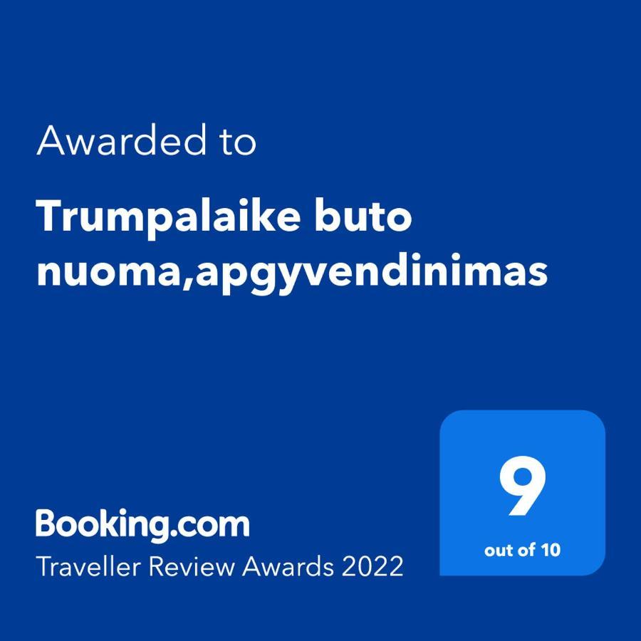 רוקישקיס Trumpalaike Buto Nuoma,Apgyvendinimas - Bekontaktis Iejimas מראה חיצוני תמונה