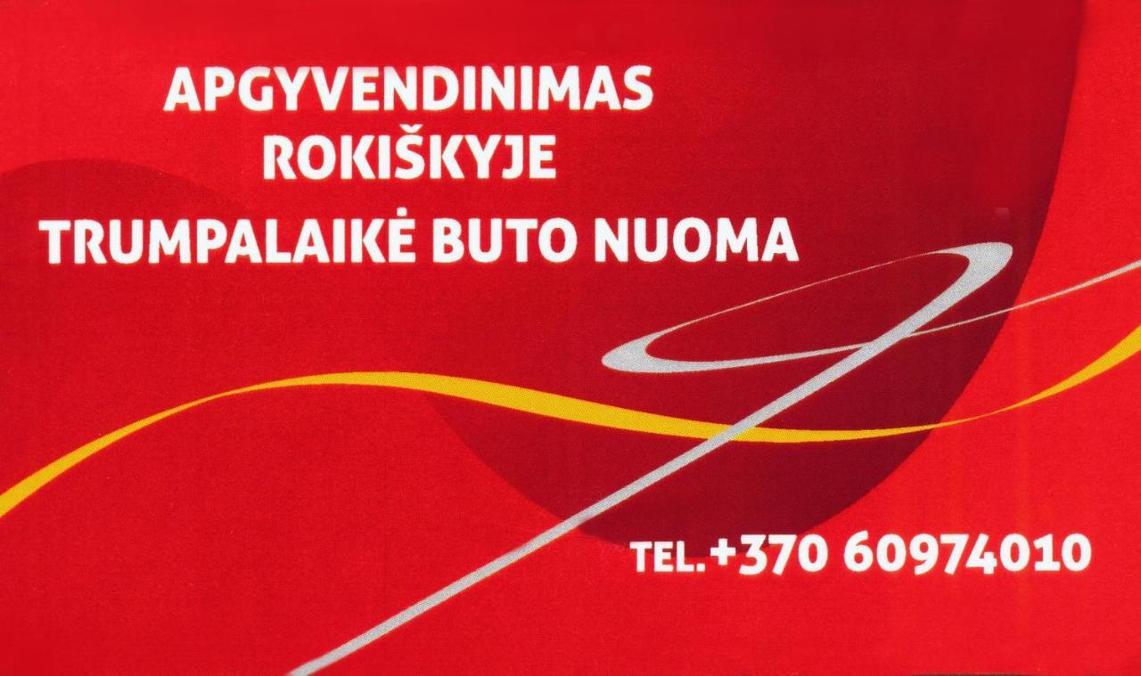 רוקישקיס Trumpalaike Buto Nuoma,Apgyvendinimas - Bekontaktis Iejimas מראה חיצוני תמונה